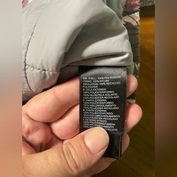 THE NORTH FACE Full Zip Puffer Ski Winter Jacket Plaid Outdoors Snow Size XS - Picture 6 of 8